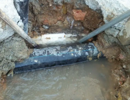 隆回测漏水之水管漏水